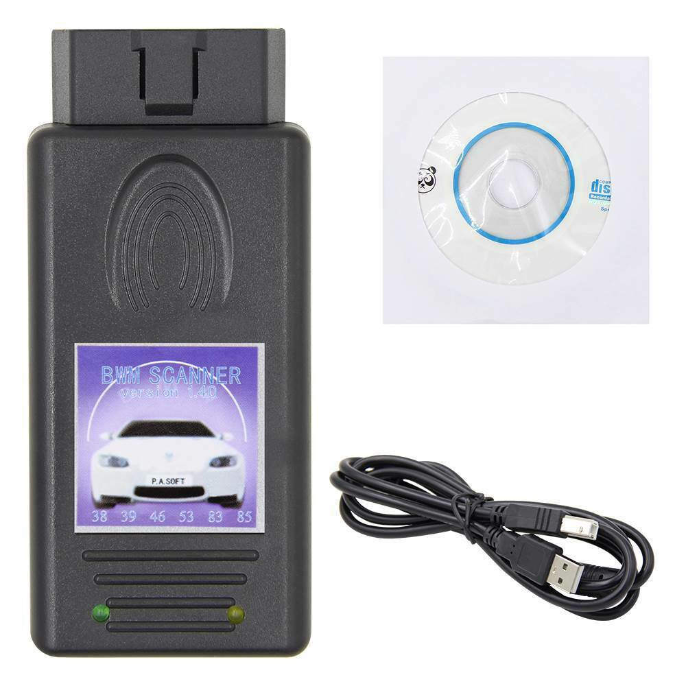 Diagnosi Auto BMW Scanner Diagnostica 1.4.0 USB Lettura Codici CD Con